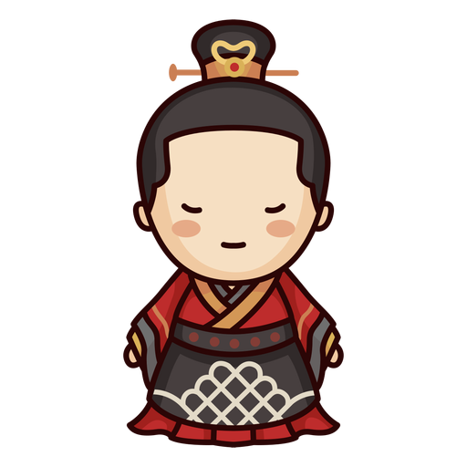 Chinese woman old dynasty cute PNG Design