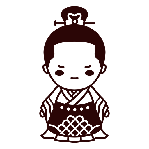 Chinese woman old dynasty stroke - Transparent PNG &amp; SVG vector file