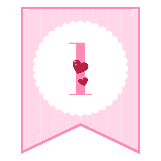 Bandeira de amor bonito 1 Desenho PNG