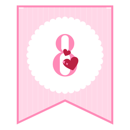 Cute love banner 8 PNG Design Transparent PNG
