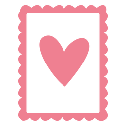 Lindo coração de dia dos namorados rosa Desenho PNG