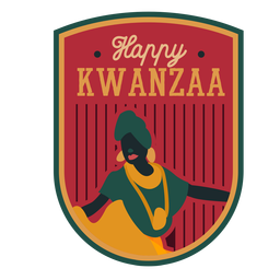 Emblema Kwanzaa feliz Desenho PNG