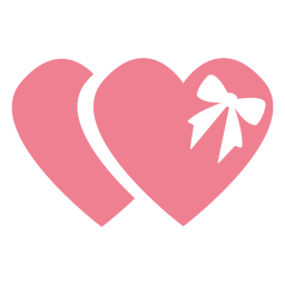 Valentine chocolate rosa Diseño PNG