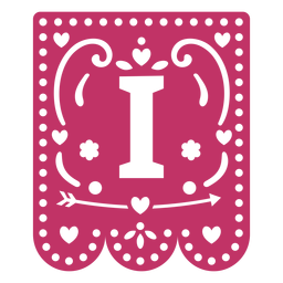 San Valentín guirnalda papercut i Diseño PNG