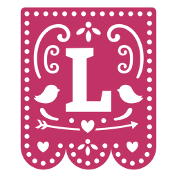 guirlanda de dia dos namorados corte de papel l Desenho PNG