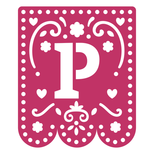 Valentine garland papercut p PNG Design