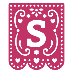 Guirnalda de San Valentín papercut s Diseño PNG