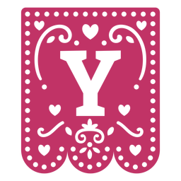 San Valentín guirnalda papercut y Diseño PNG