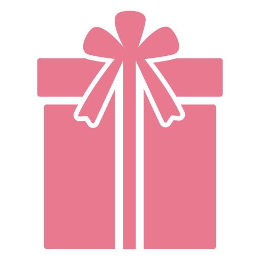 Valentine gift pink PNG Design
