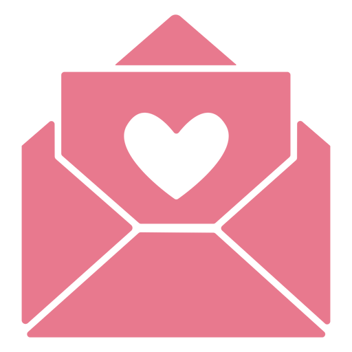 Valentine pink letter pink PNG Design