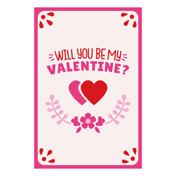 Will you valentine card