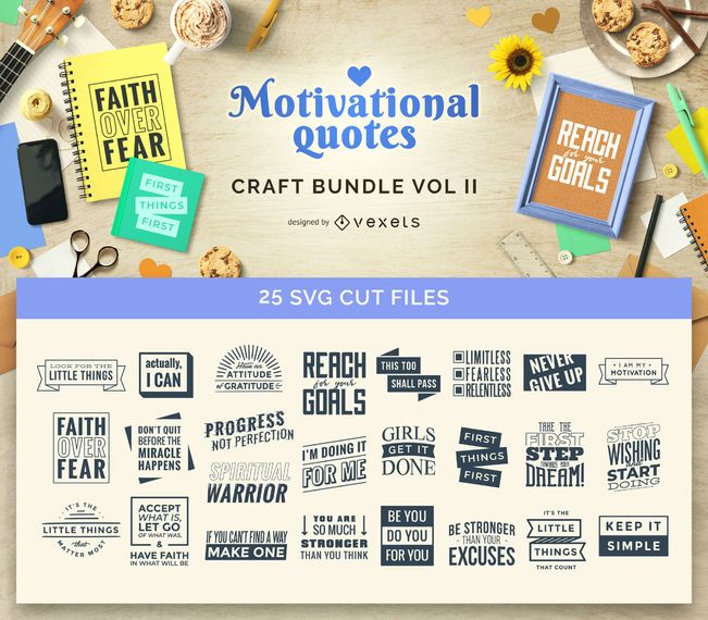 Paquete de manualidades con citas motivacionales Vol II Paquete de manualidades con citas motivacionales Vol II