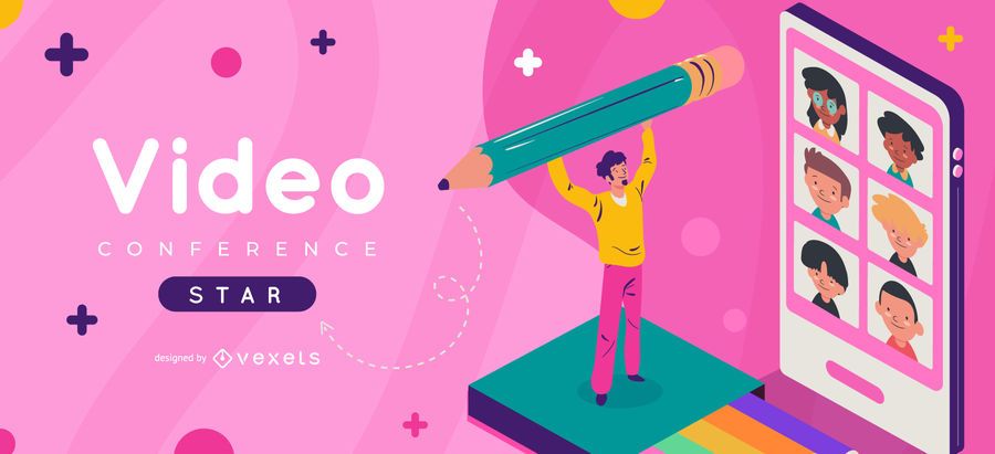 Video conference school slider template Video conference school slider template