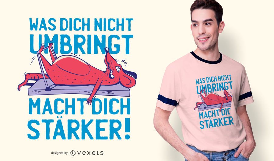 Leg Workout Funny German T-shirt Design Leg Workout Funny German T-shirt Design
