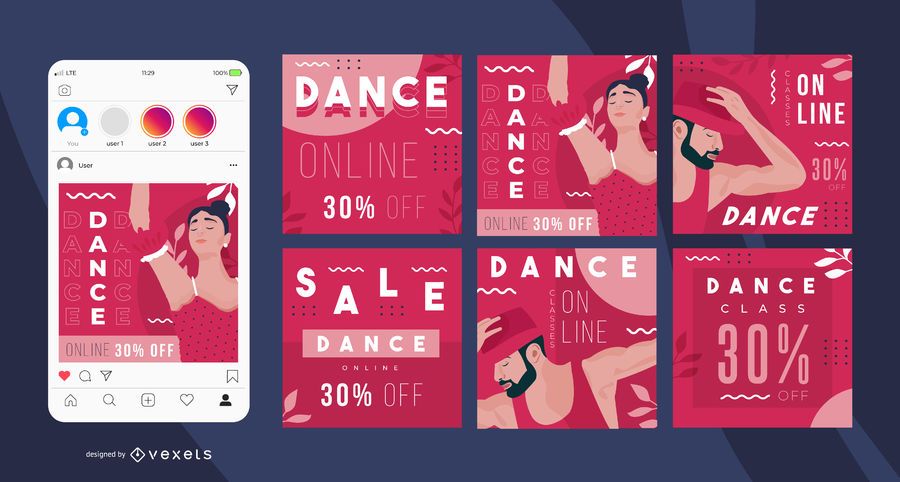 Dance online social media posts Dance online social media posts