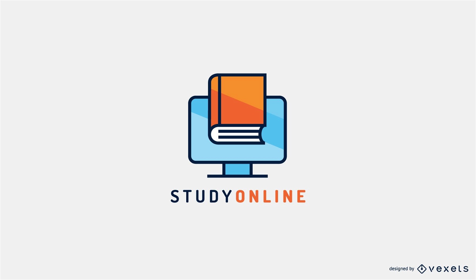Estude modelo de logotipo online