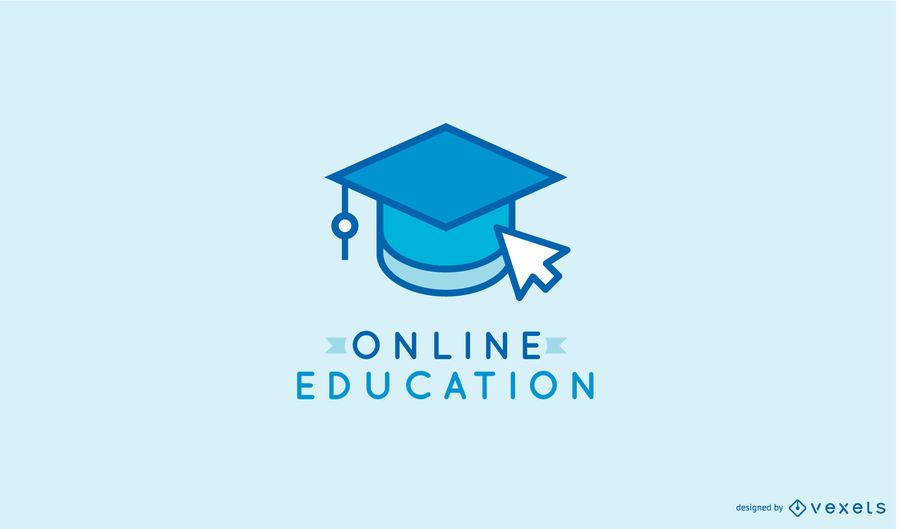 Online learning logo template - Vector download