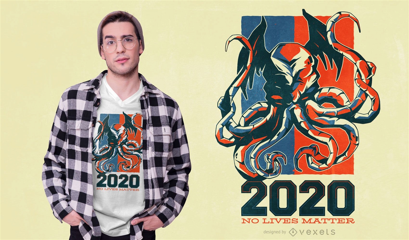 Design de Camiseta Monster 2020 Quote