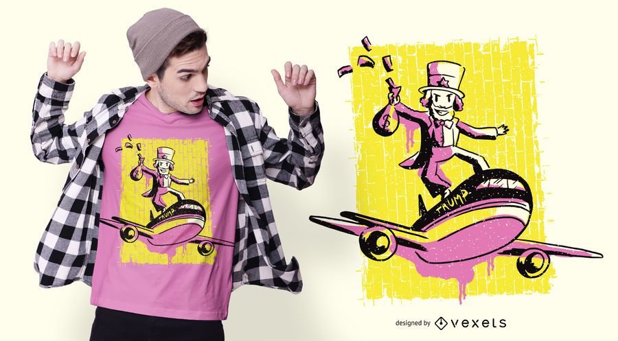 Rich Man Plane T-shirt Design Rich Man Plane T-shirt Design