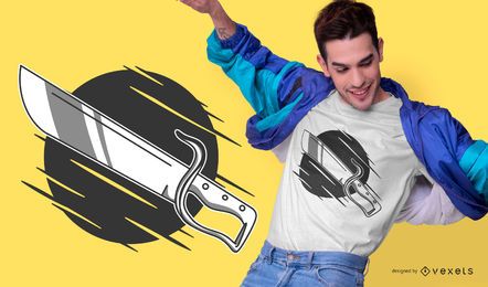 Handle Knife T-shirt Design Handle Knife T-shirt Design