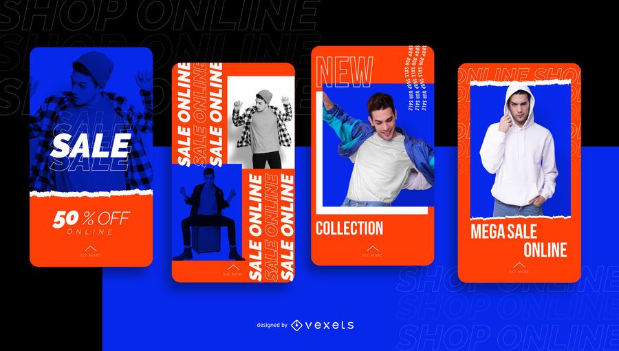 Online store sale social media story Online store sale social media story