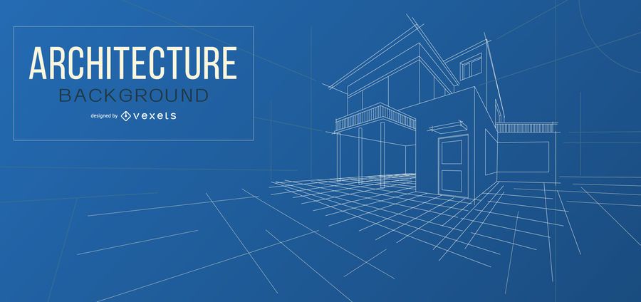 Diseño de fondo de plano de arquitectura Diseño de fondo de plano de arquitectura