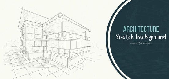 architecture background house sketch 