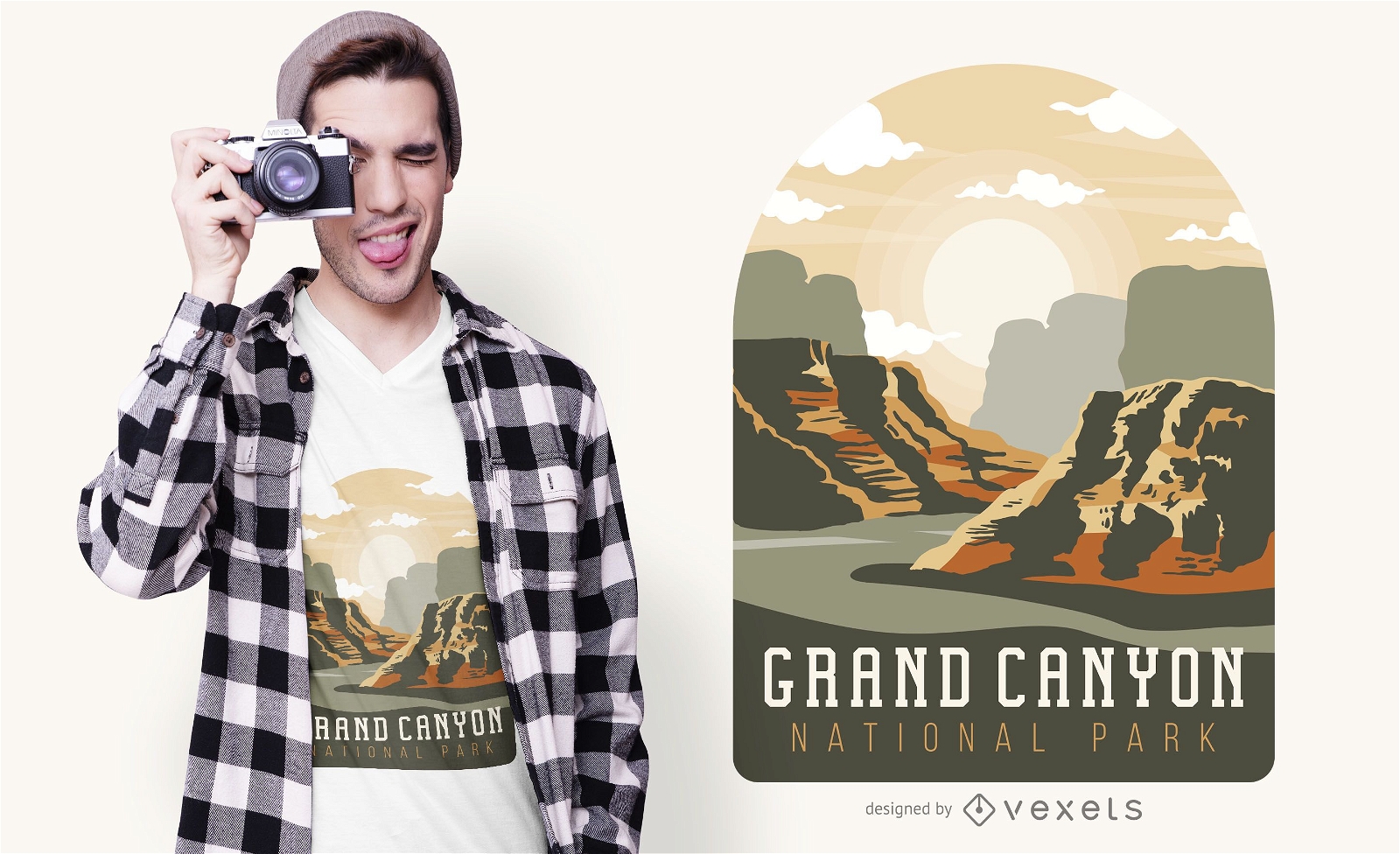 Design de camisetas do Grand Canyon
