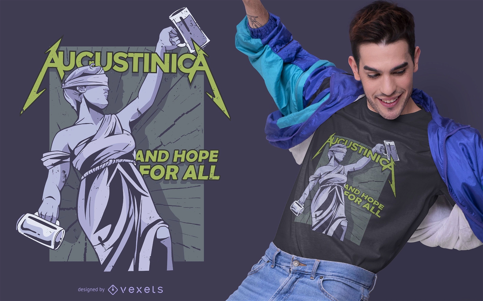 Augustinica Trink-T-Shirt Design