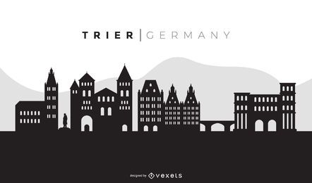 Trier Black Skyline Design Trier Black Skyline Design