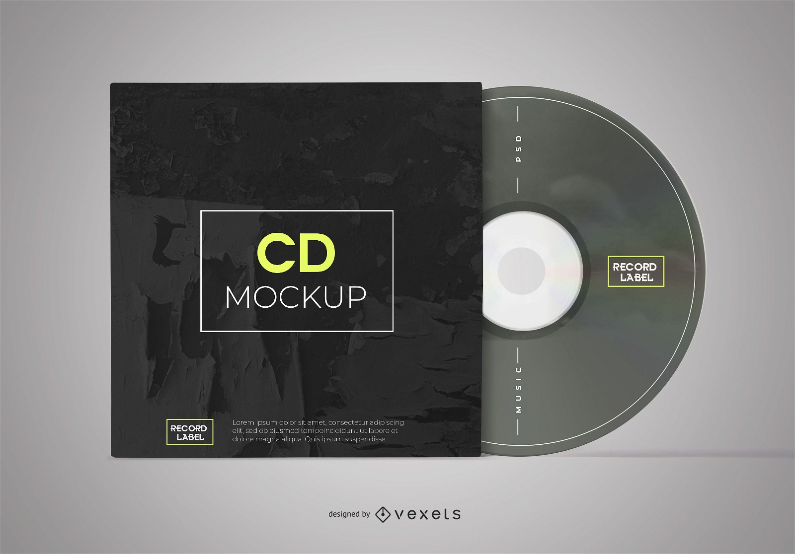 CD Sleeve and Disc Mockup