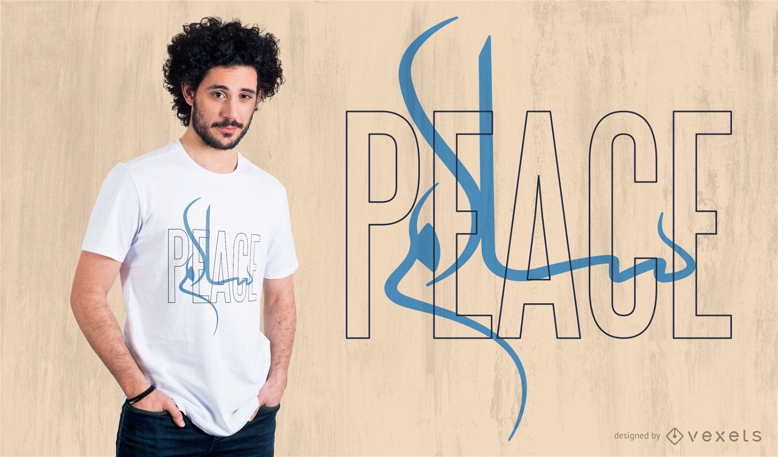 Design de camisetas da Salam Peace