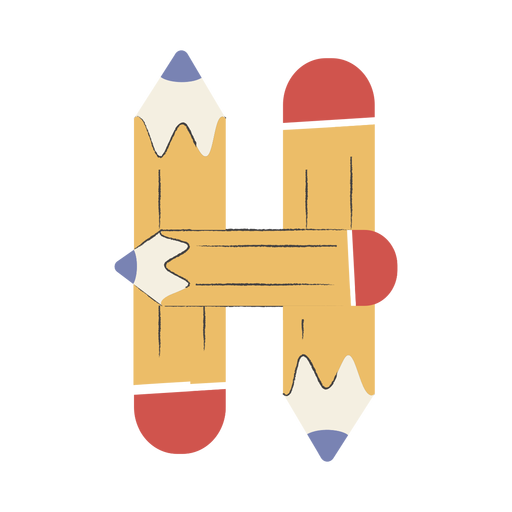 Download H shaped pencils - Transparent PNG & SVG vector file