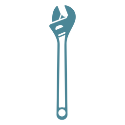 Adjustable wrench blue PNG Design Transparent PNG
