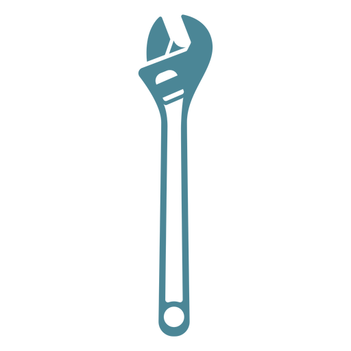 Adjustable wrench blue PNG Design