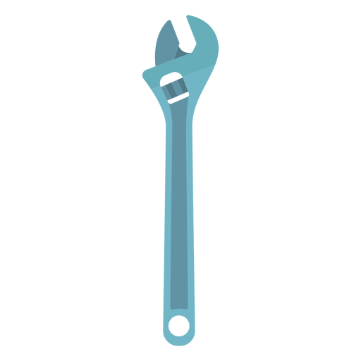 Llave ajustable plana Diseño PNG