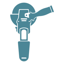 Amoladora angular azul Diseño PNG