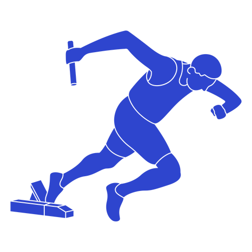 Athleteics blue - Transparent PNG & SVG vector file