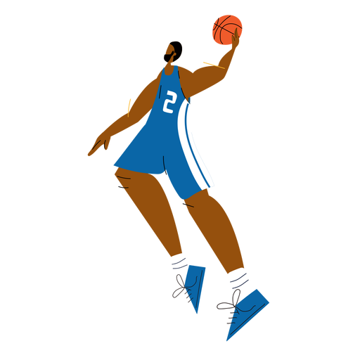 Basketball player character - Transparent PNG & SVG vector file