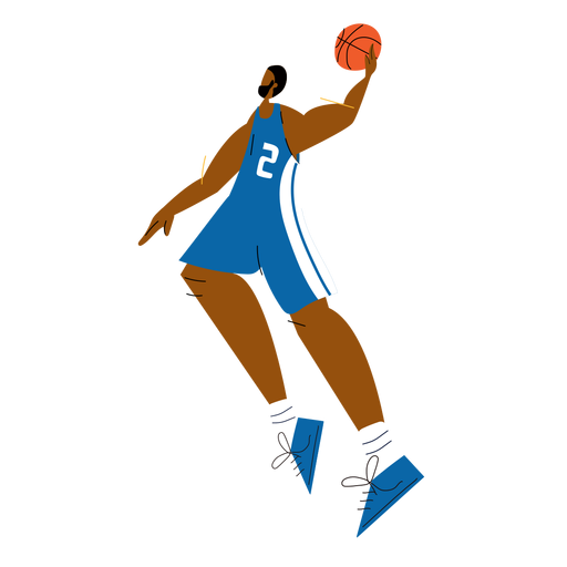 Personagem de jogador de basquete