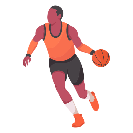 Design PNG E SVG De Jogador De Basquete Bola Jogador Shorts Calvo