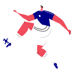 Character Soccer Player PNG & SVG Design For T-Shirts