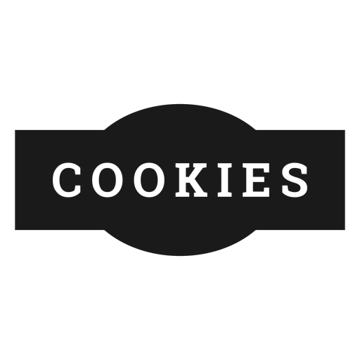 Etiqueta de cookies Diseño PNG