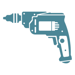 Taladro inalámbrico azul Diseño PNG