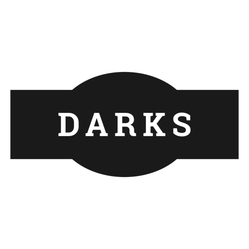 Darks label PNG Design