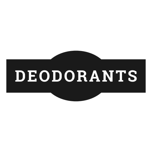 Deodorants label PNG Design