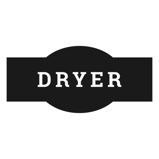 Dryer label