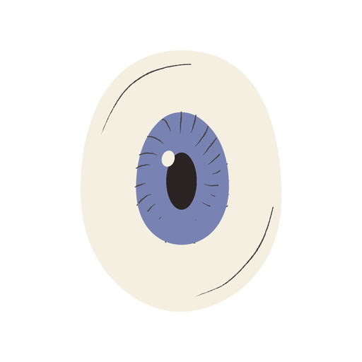 Auge weit offen PNG-Design
