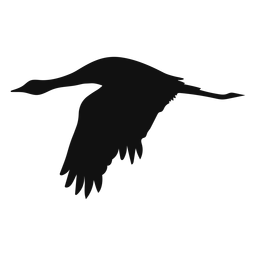 Flying heron - Transparent PNG & SVG vector file