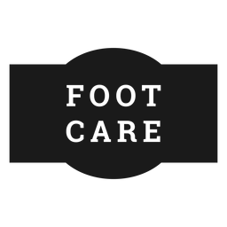 Foot Care Label PNG & SVG Design For T-Shirts